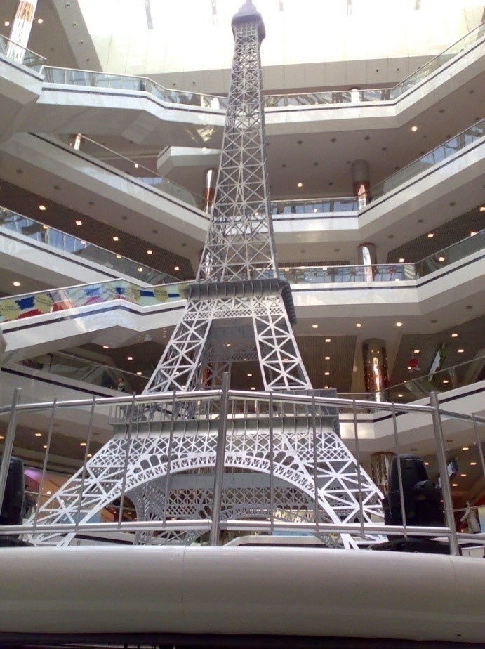 Model of Eiffel Tower