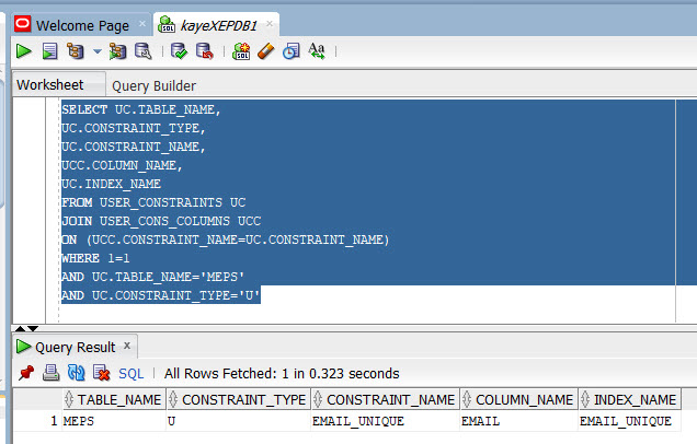 UNIQUE Constraint on a Single Column