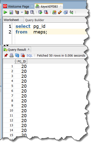 pg_id in meps without distinct
