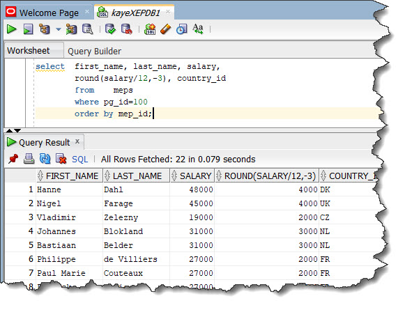 SQL Statement 2