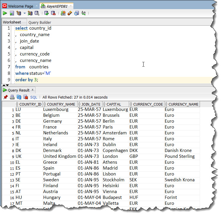Order By Column Number