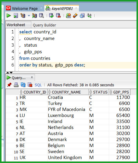 Order By Multiple Columns