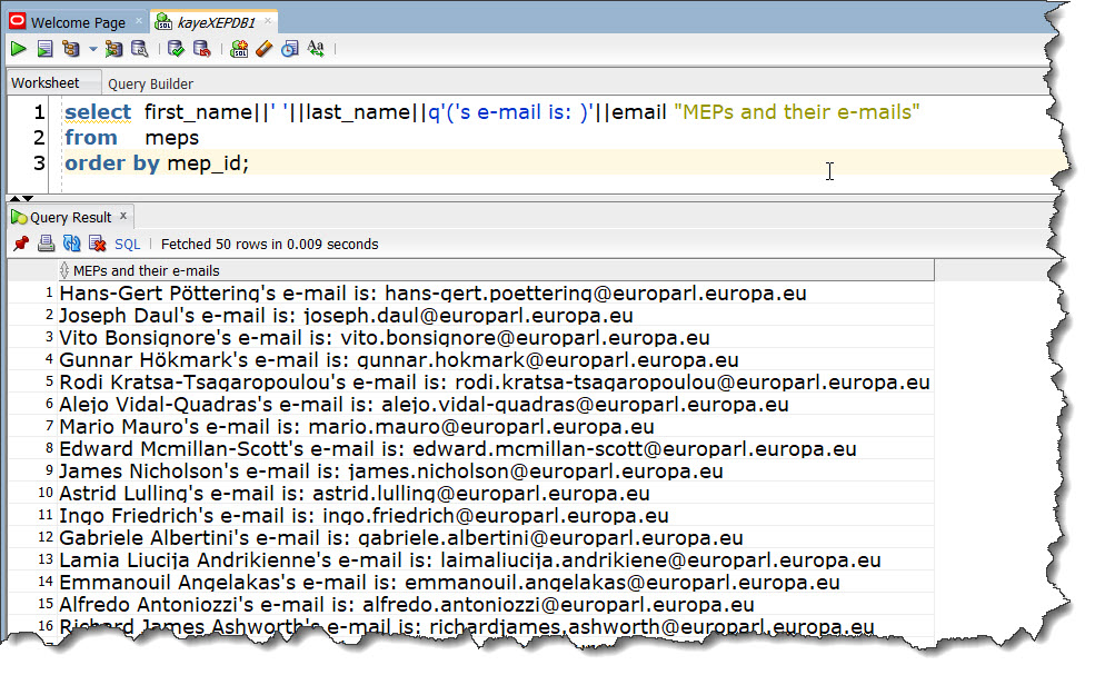 Display a single quote with QUOTE OPER